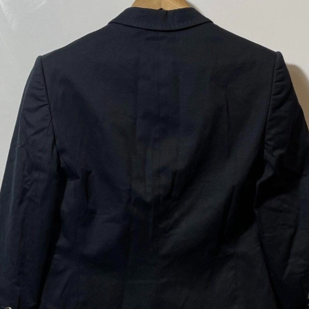 Authentic Dolce Gabbana black cropped cotton button blazer jacket size 42 w/COA - Picture 5 of 6
